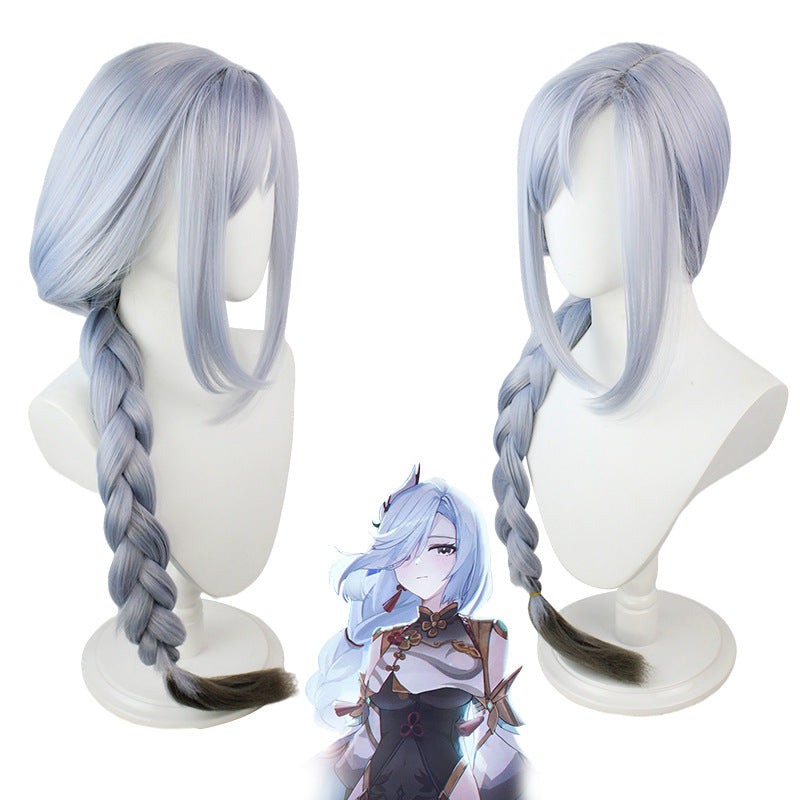 High matching Shenhe cos clothes Genshin Impact Shenhe leather one-piece clothes cosplay clothes anime animation clothes female