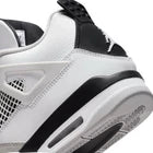 Air Jordan Retro 4 Military Black Lace Up White/Grey/Bla<wbr/>ck Men UK 8.5 New Box